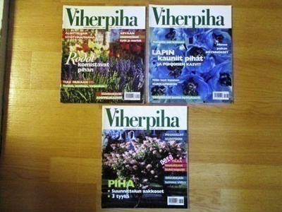 VIHERPIHA- lehtiä.  1,00€ kpl