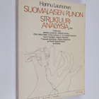 Hannu Launonen : Suomalaisen runon struktuurianalyysia : ... - pikkukuva 1