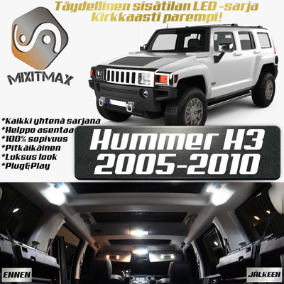 Hummer H3 Sisätilan LED-sarja 8-osainen