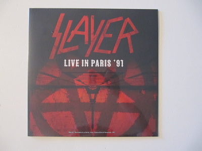 Slayer Live In Paris '91 LP