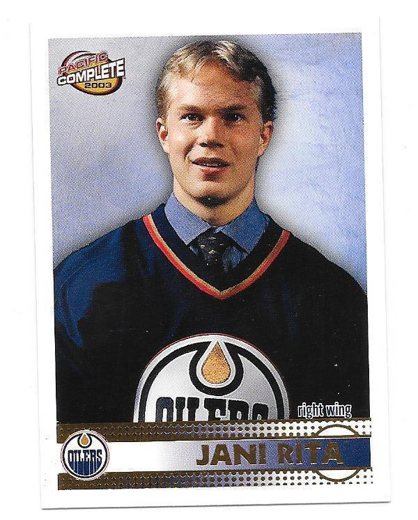 2002-03 Pacific Complete #542 Jani Rita Edmonton Oilers