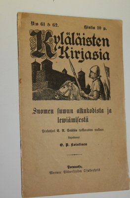 Olli Koistinen : Suomen suvun alkukodista ja leviämisestä