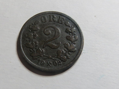 Norja 2 öre 1902