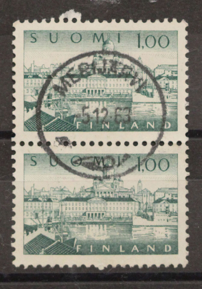 # 22852 # Merijärvi 5.12.63 - M-63 1 mk pari