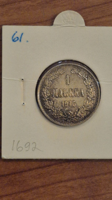 1 markka 1915, Suomi