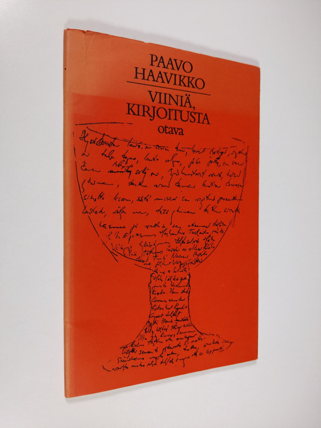 Paavo Haavikko : Viiniä, kirjoitusta