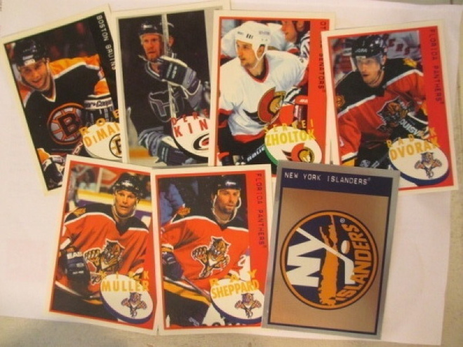 Panini Hockey 1997-98 stickers tarroja, Katso!