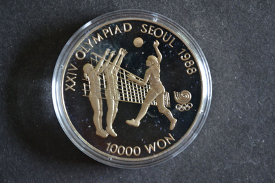 Olympia Etelä Korea 1988 10000 Won Ag