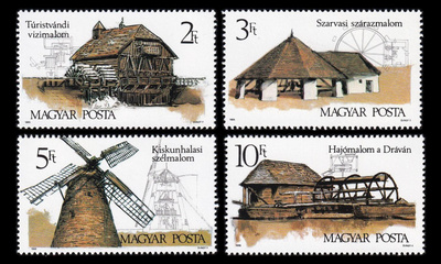 Unkari 4028-31 ** Vanhat myllyt (1989)