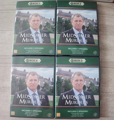 Midsomerin murhat box 1-4 John Nettles