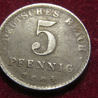 5 pfennig 1921. Saksan keisarikunta-Deutsches Reich - pikkukuva 1