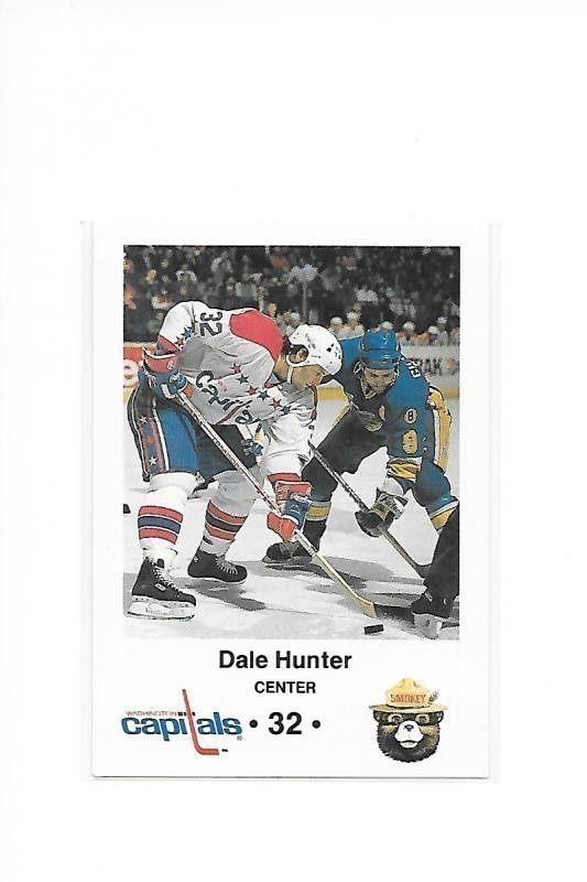 1988-89 Washington Capitals TeamIssue #9 Dale Hunter gooni