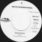 BEATS INTERNATIONAL:ECHO CHAMBER / INCH BY INCH:VINYYLI 7" - pikkukuva 4