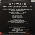 Catwalk - Checkin' Out Of Line - pikkukuva 2