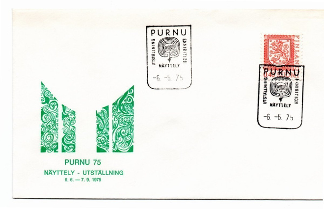 Purnu: Näyttely (erikoisleima 6.6.74)