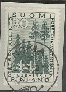 1959 Metsähallinto 30 (mk) loisto NOKIA -60