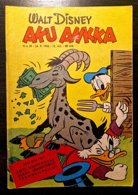 Aku Ankka 39/1962