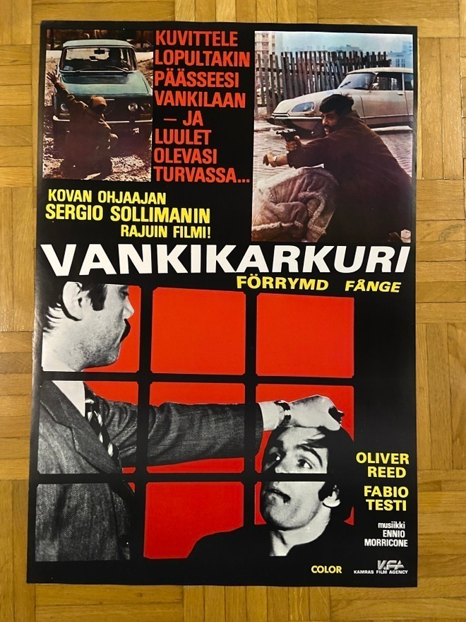 Vanha elokuvajuliste: Vankikarkuri (Revolver)