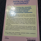 BERTIN salaiset muistiinpanot v.1993 Anders Jacobsson - pikkukuva 2