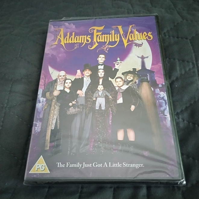 The Addams Family Values DVD **muoveissa**