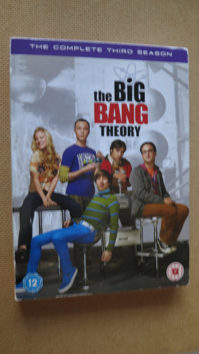 The Big Bang Theory kolmas kausi 3DVD