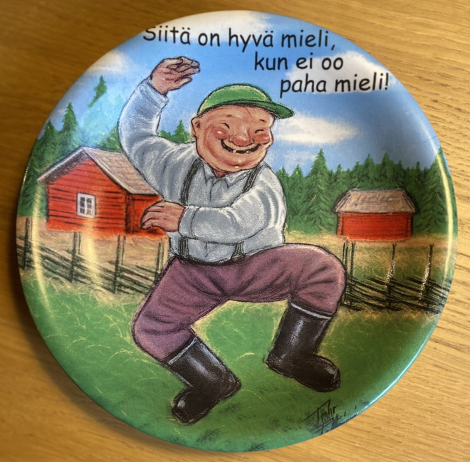 Hörölä-lautanen: "Siitä on hyvä mieli, kun ei oo paha mieli!