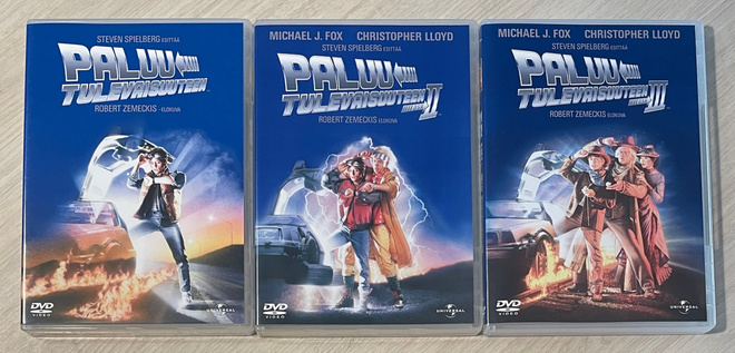 Paluu tulevaisuuteen -trilogia (3DVD) Michael J. Fox