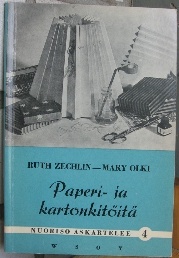 Ruth Zechlin: Paperi- ja kartonkitöitä. Wsoy 1956. 60 s.