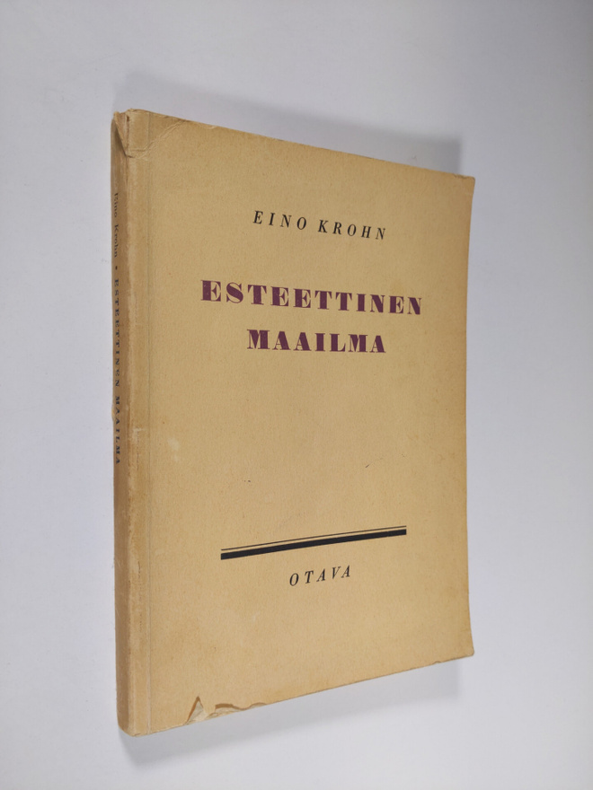 Eino Krohn : Esteettinen maailma