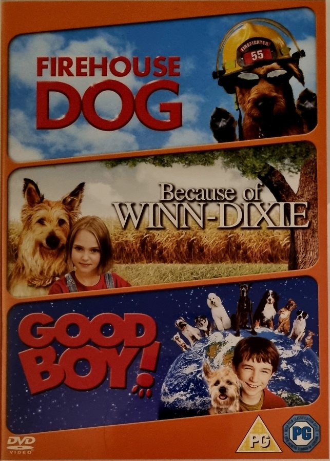 FIREHOUSE DOG, BECAUSE OF WINN-DIXIE & GOOD BOY! DVD