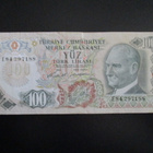 TURKEY 100 LIRA 1972 P-189  (K15-S117) - pikkukuva 1
