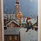 Forsström: Tonttu heiluttaa katolta (r), p. 1933 - pikkukuva 1