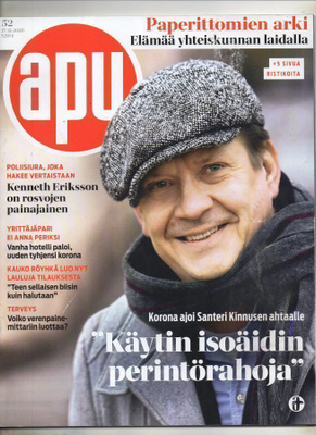 Apu n:o 52 2020 Santeri Kinnunen. Kauko Röyhkä. Katariina &