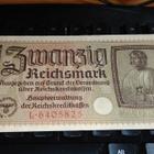 Germany Saksa 20 Mark 1940-45 P139 VF - pikkukuva 1