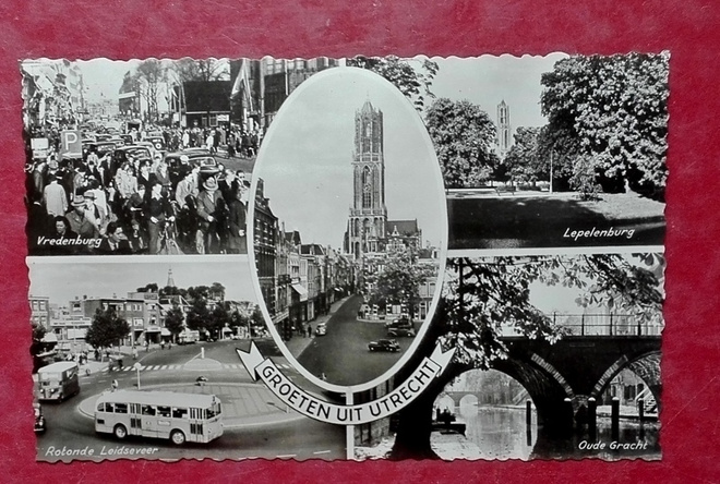 Groeten uit Utrecht (Holland) postcard/postikortti