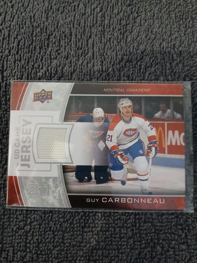 Guy Carbonneau - UD Game Jersey / Montreal Canadiens