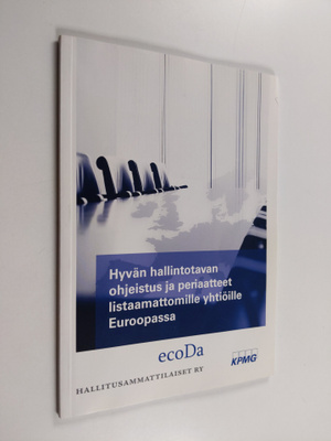 Hyvän hallintotavan ohjeistus ja periaatteet listaamattom...