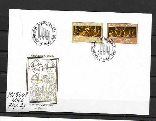 LIECHTENSTEIN Mi 866-7 luett.4,4€ FDC 2€