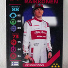 Kimi Räikkönen Flying Topps Turbo Attax F1 Formula 1 2020 #5 - pikkukuva 1