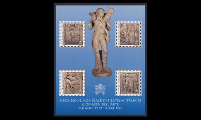 Vatikaani 1258-61BL18 ** Postimerkkinäyttely ITALIA 98 (199