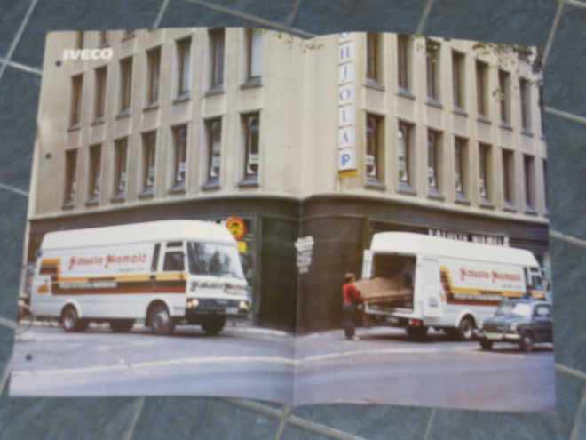 1984 IVECO Fiat 50.8 esite - KUIN UUSI - suomalainen