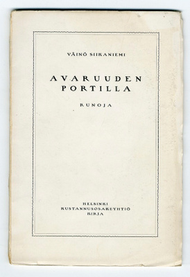 Väinö Siikaniemi: Avaruuden portilla