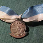 Vanha palkintomitali. Koripallo. TUPI 1958 - pikkukuva 1