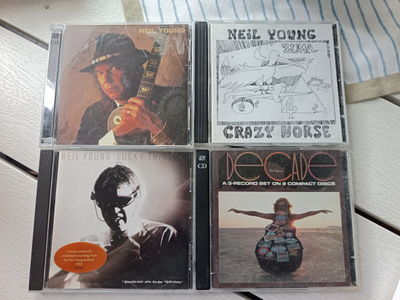 NEIL YOUNG  BLUE NOTES LIVE  TUPLACD v.1988 harvinainen