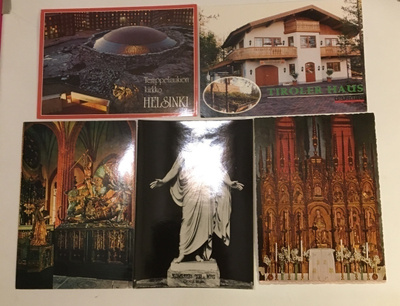 postikortti paketti nro 2 - 6 : erilaisia kortteja