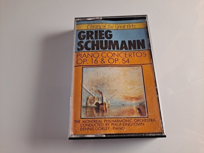 Grieg Schumann Piano Concertos OP. 16 & OP. 54 (C-kasetti)