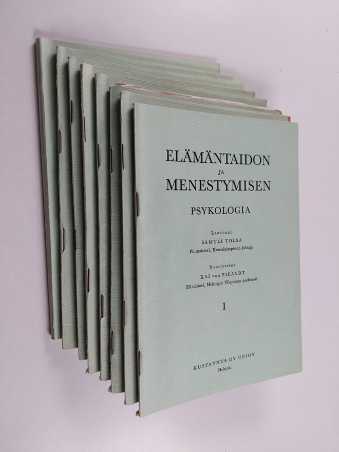 Samuli Tolsa : Elämäntaidon ja menestymisen psykologia 1-8