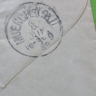 Tosi vanha postilähetyskuori v.1888, kts! - pikkukuva 5