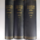 Valtiopäivät 1970 : asiakirjat 1-5 + liitteet I-XIII (kah... - pikkukuva 2