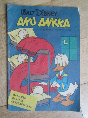 AKU ANKKA NUMERO 41 VUODELTA 1962
